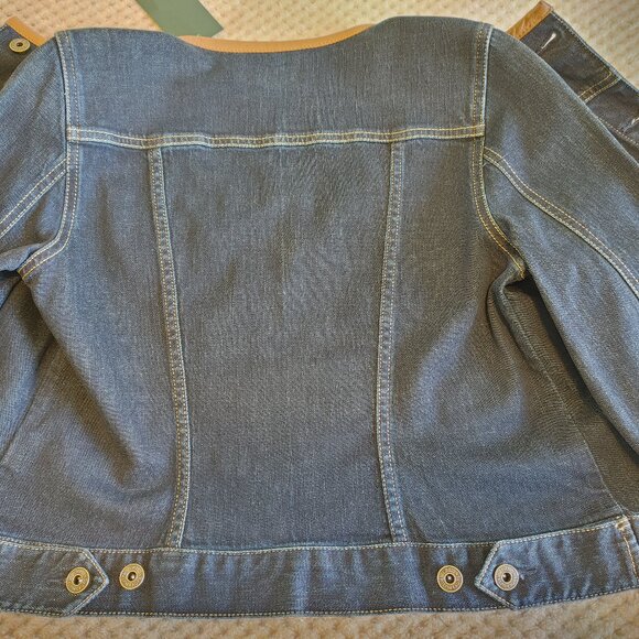 Ralph Lauren Jean jacket with leather trim - Picture 10 of 14